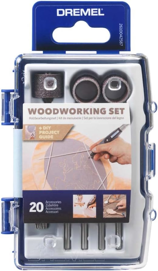 Dremel Holzarbeit Set 20tlg. (für Dremel Multifunktionswerkzeug)