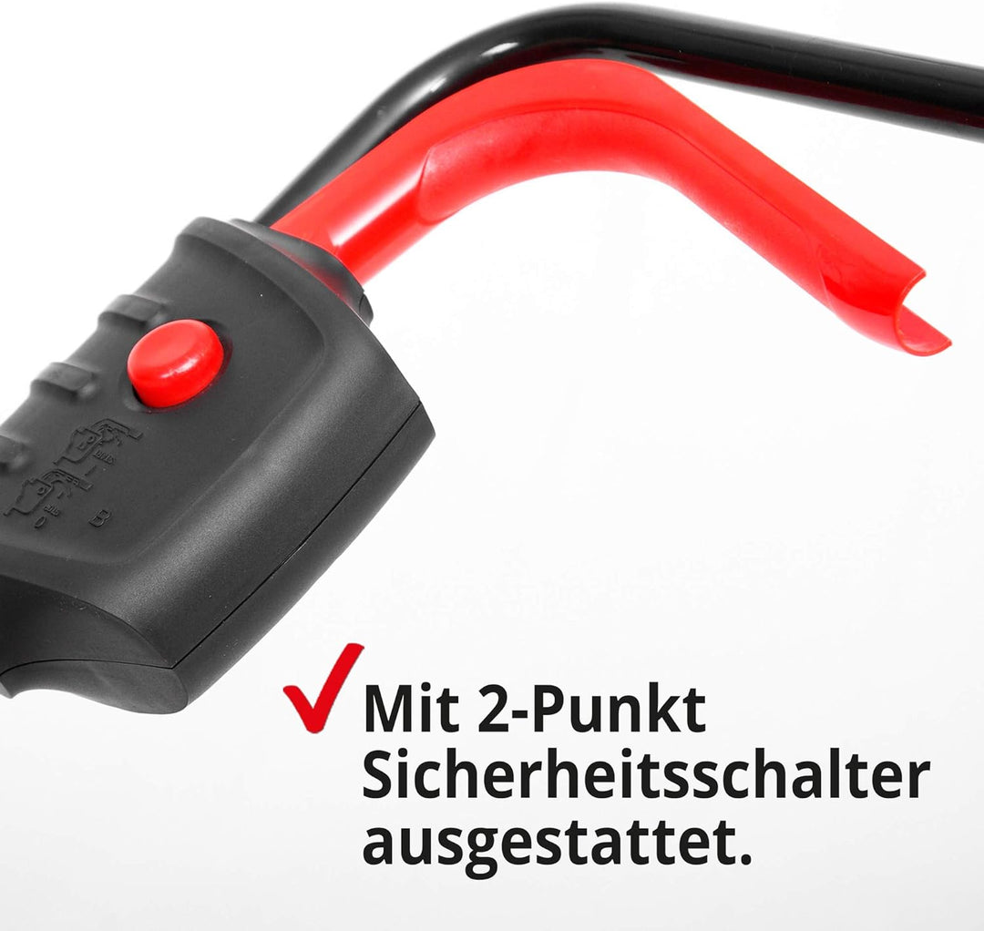 (NEU) HECHT Elektrorasenmäher Mäher mit 1400 Watt Elektro Motor und 34 cm Schnittbreite für schöne g