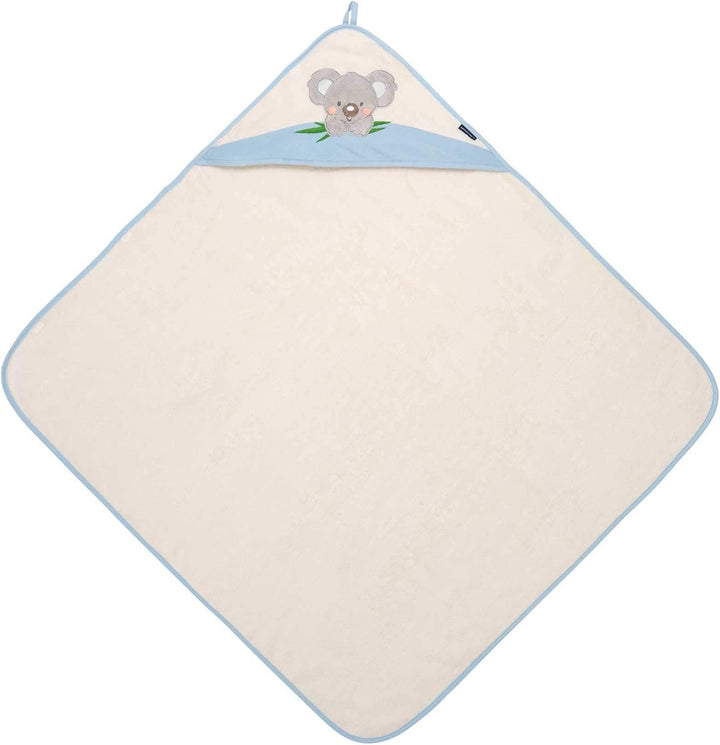 Morgenstern Kinder Kapuzenhandtuch 100x100 Koala blau, Blau