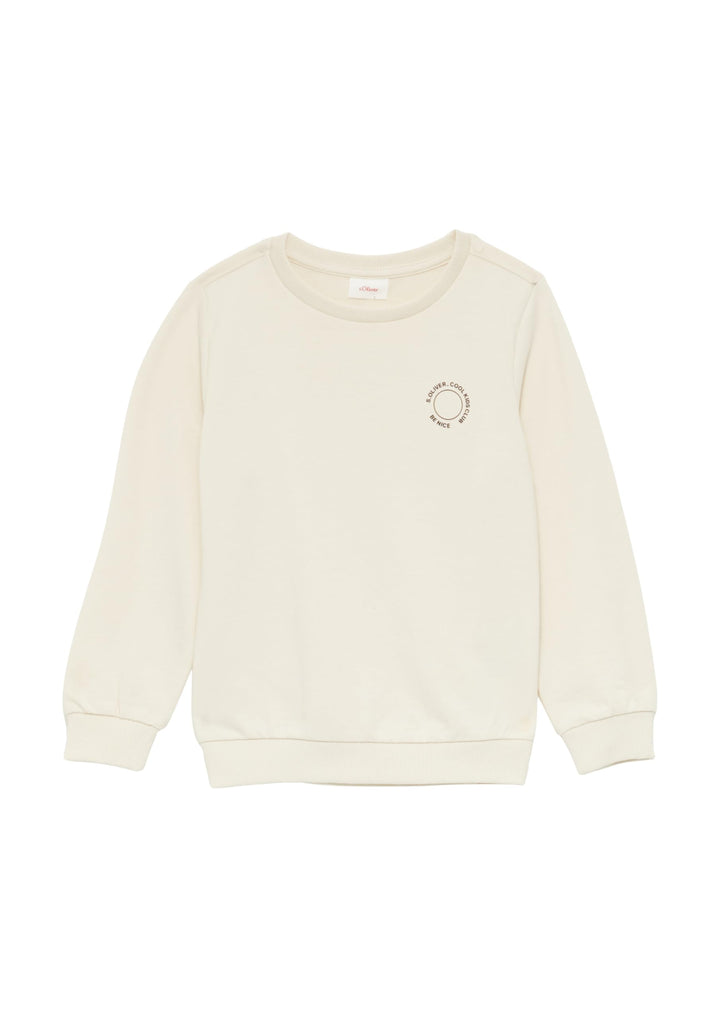 s.Oliver Wärmendes Sweatshirt mit NASA®-Rückenprint 92-98 0805_helles Sand, 92-98 0805_helles Sand