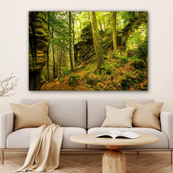 MuchoWow© Bilder Gross 120x80 cm XXL Wohnzimmer Deko Modern Wandbild Foto auf Leinwand Bild Schlafzi