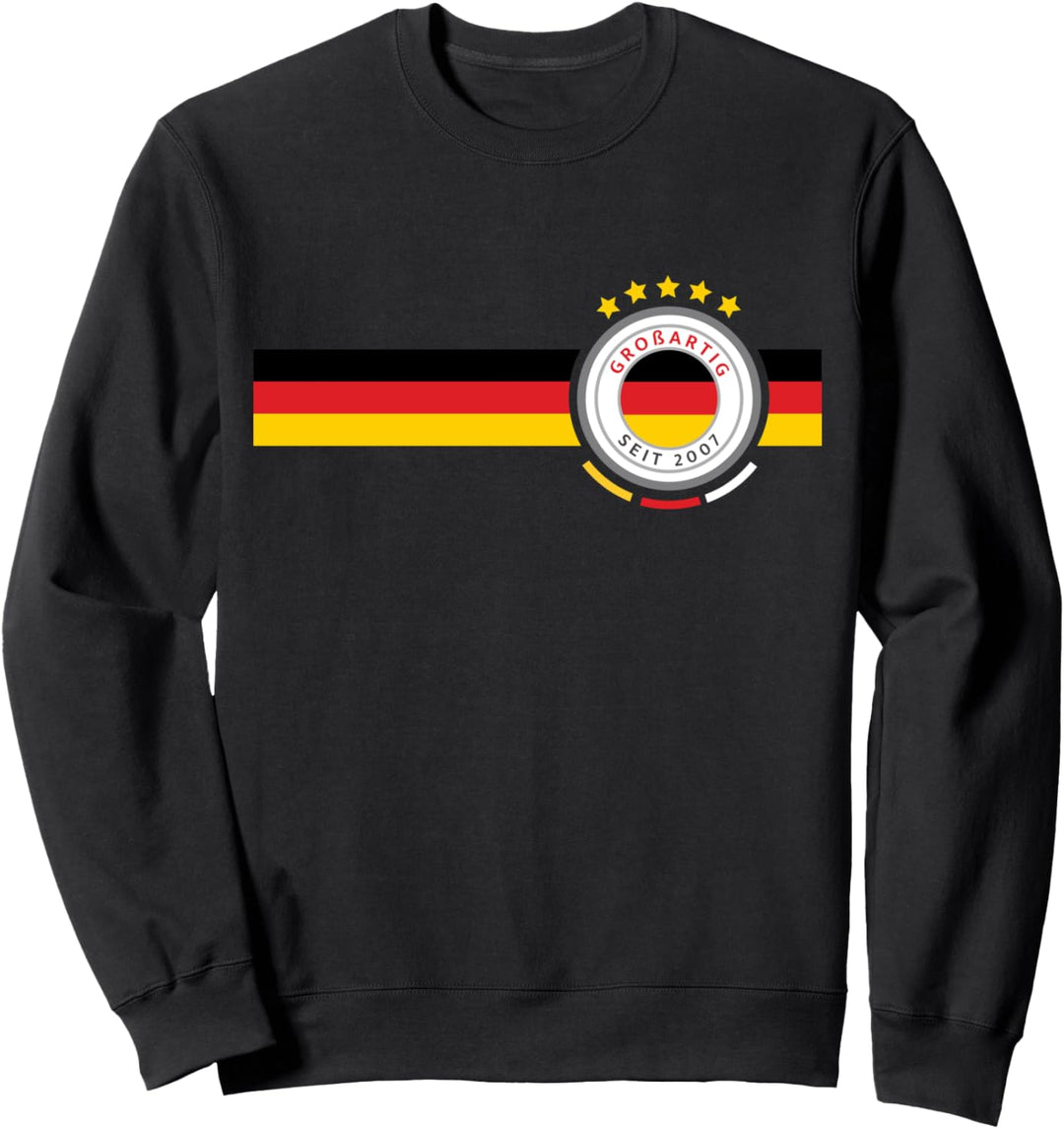 Grossartig Seit 2017 Fussball 14 Geburtstag Geschenk 14 Jahre Sweatshirt
