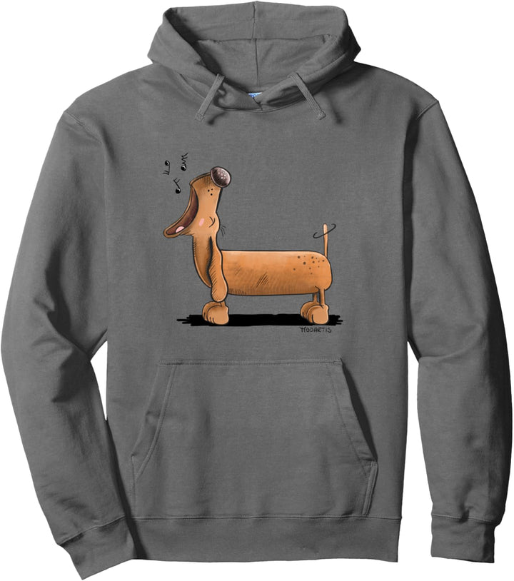 Happy Dackel Jault I Teckel Dachshund Für Hunde Fans Pullover Hoodie