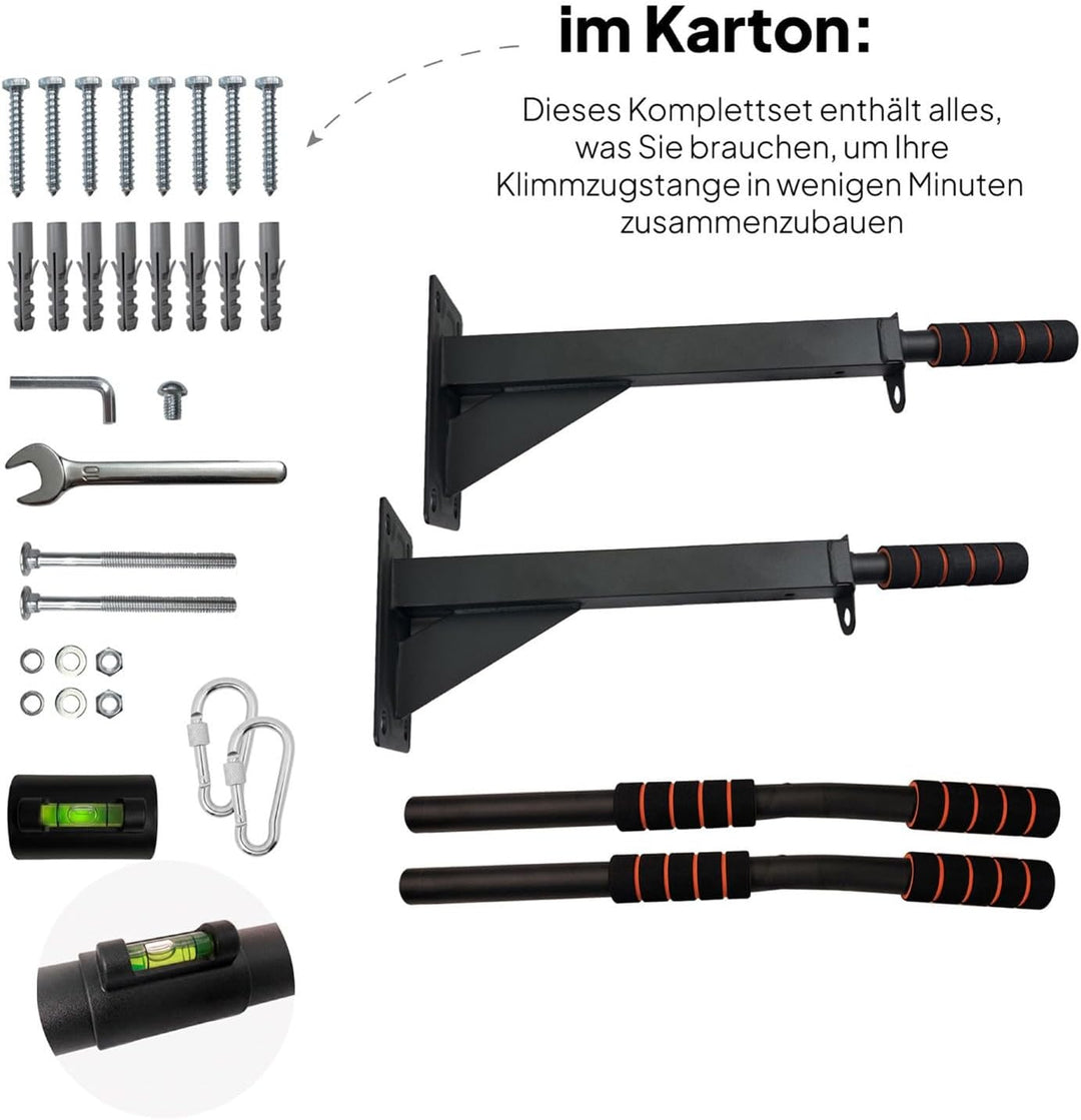 OcioDual Klimmzugstange Wand, Klimzugstange, Sportgeräte Zuhause Für Heimtraining, Klimmzugstange Fr