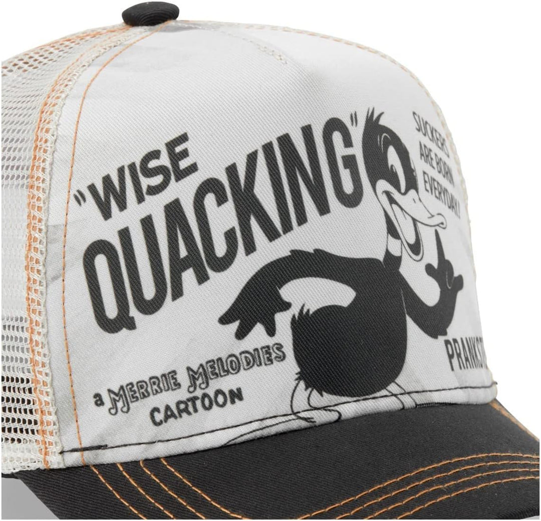 Capslab Joker DC Batman Black Trucker Cap, Beige