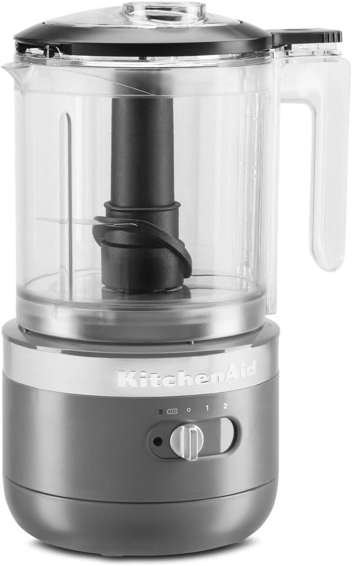 KitchenAid KFCB519DG Zerkleinerer für 5 Tassen, kabellos, Anthrazit Dunkelgrau Kabelloser 5 Tassen,