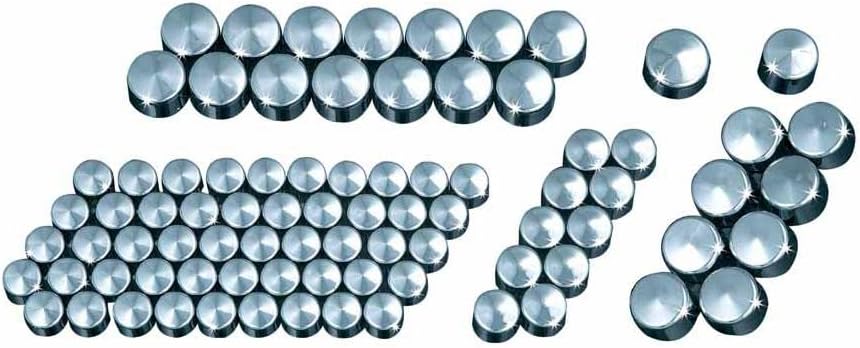 Kuryakyn 2450 Motorradzubehör: Kool KAPS Motorschraubenabdeckungen/Topperkappen für Harley-Davidson