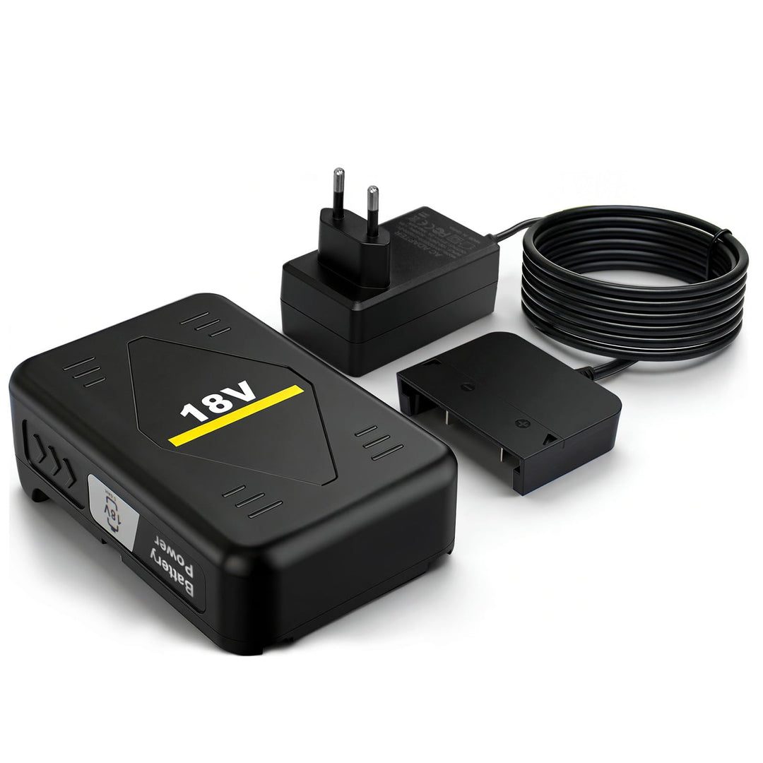 Kompatibel mit Karcher 5,0Ah Akkus und Schnellladegeräten, 18V Ladegerät-Set für 18/50 Li-Ionen-Akku