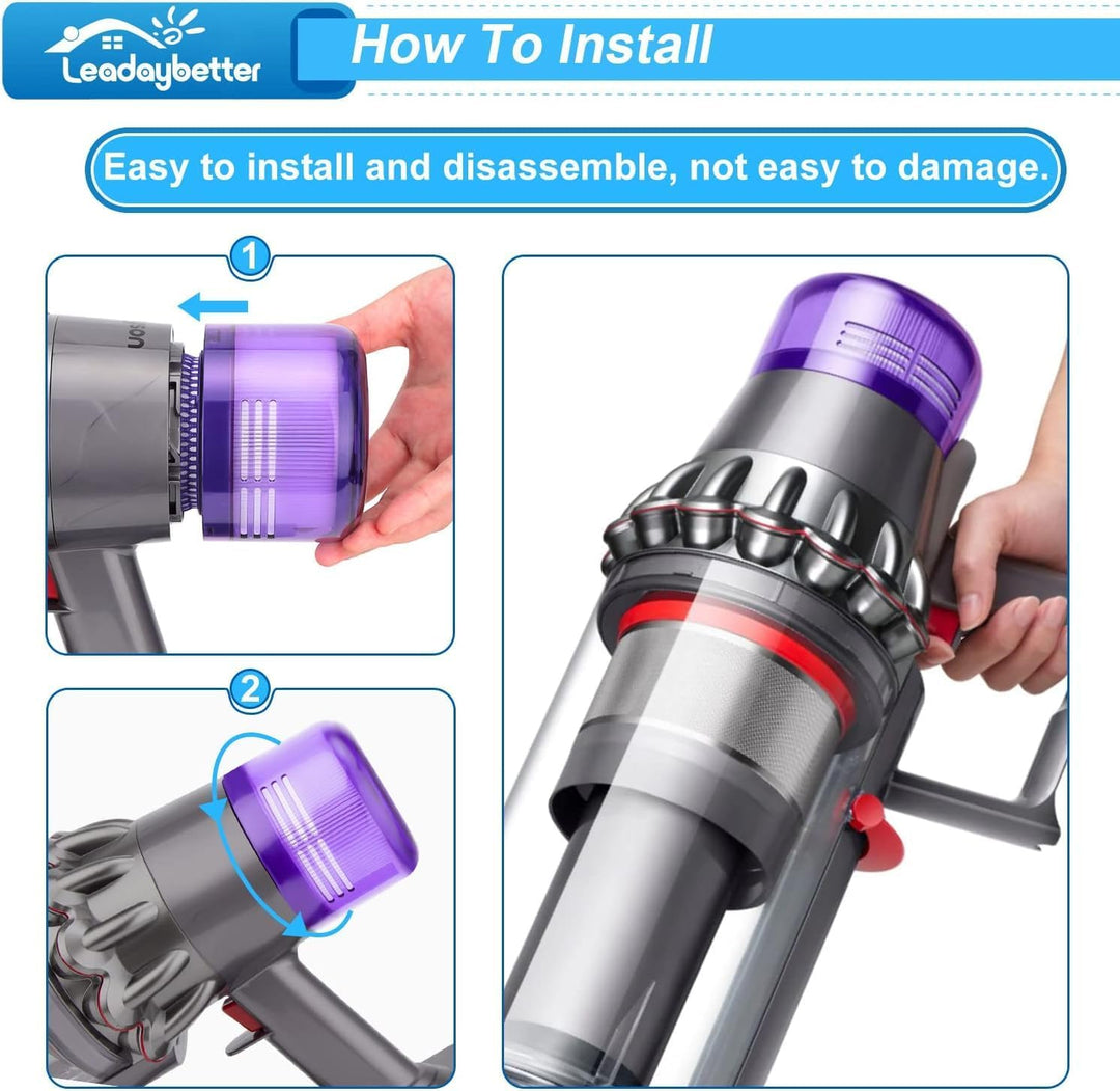 3 Stück Ersatzteile Filter für Dyson V11 V15 SV14 SV22 Absolute Animal Extra Pro Detect Torque Drive