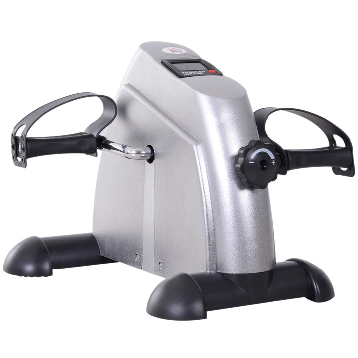 HOMCOM Mini Heimtrainer Arm-und Beintrainer Pedaltrainer für Senioren mit LCD-Display verstellbarer
