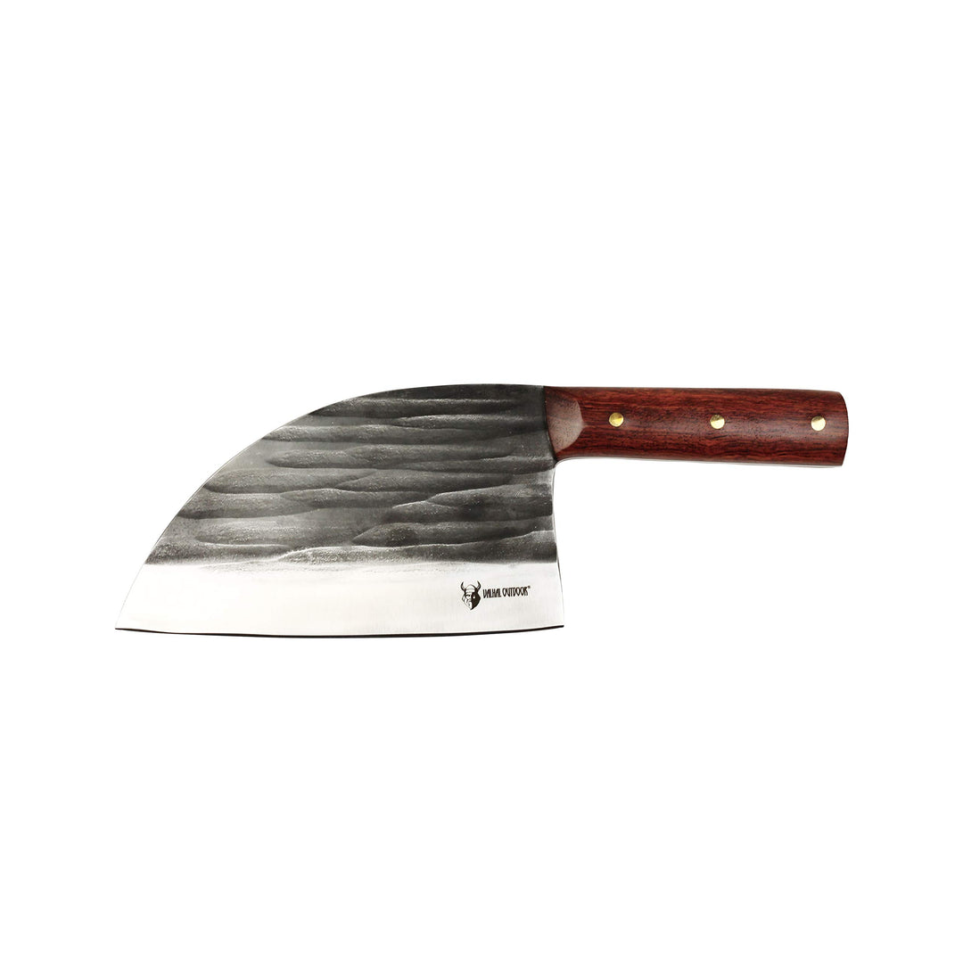 Valhal Outdoor Hackmesser - Edelstahl/Holz - 18cm Klinge
