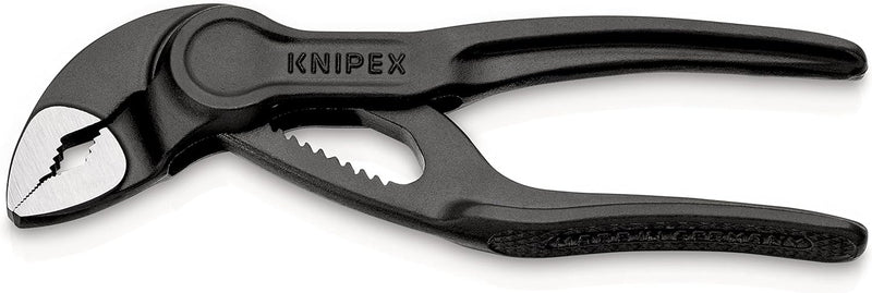 KNIPEX Cobra® XS, Mini-Wasserpumpenzange | Rohrzange, Edc-Mini, 100 mm, 87 00 100 & Electronic Super