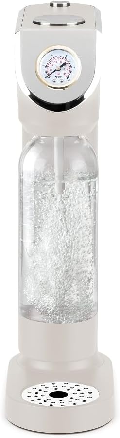 Berlinger Haus SODABAR Wassersprudler mit Barometer (inkl. 2 Flaschen 1L und 0,5L)