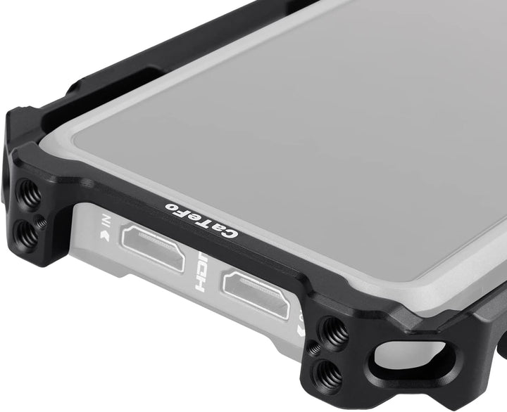 CaTeFo Ninja V Käfig für Atomos Ninja V/Ninja V Plus/Shinobi/ZATO Connect Monitore, Käfig mit integr
