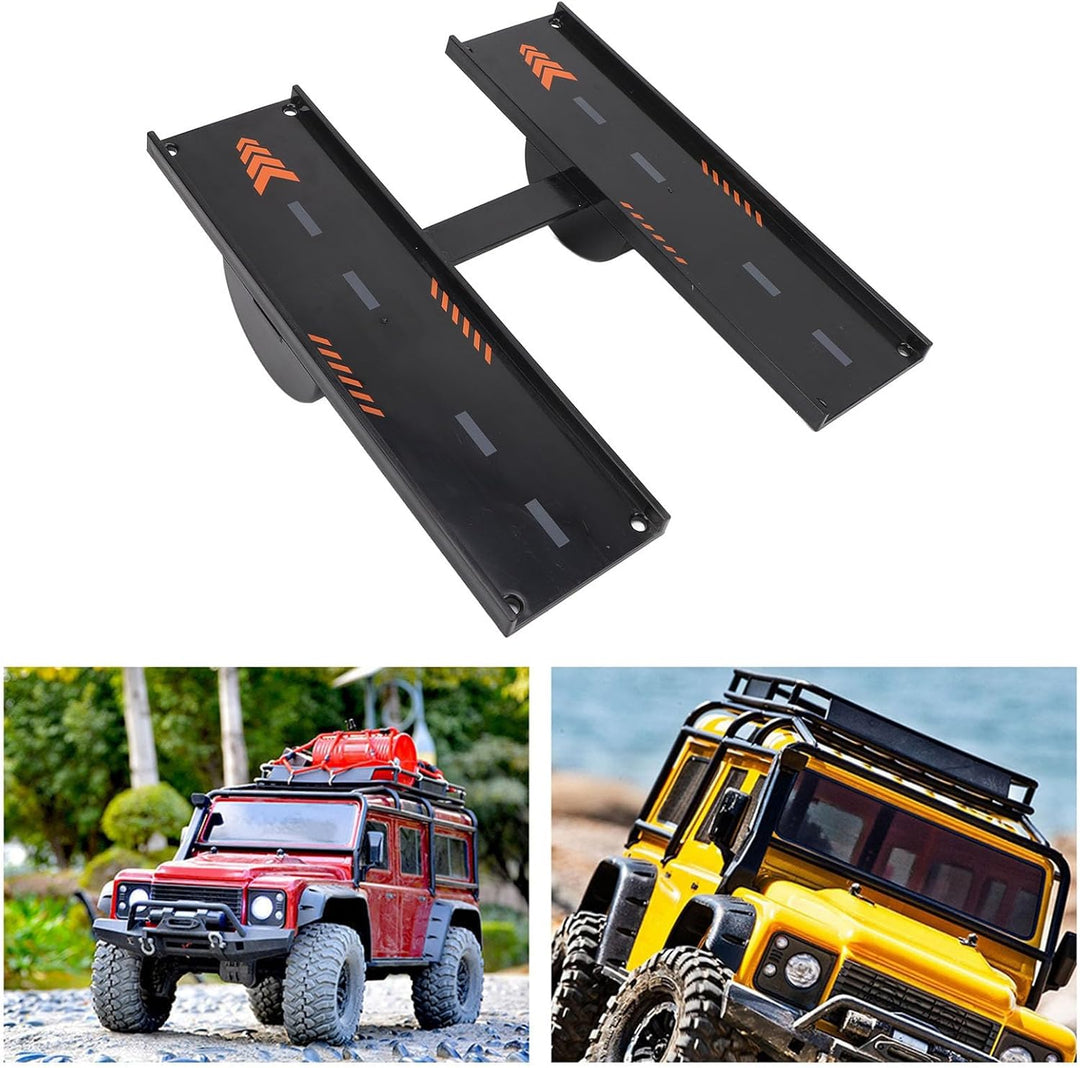 RC-Sprungrampe, Startrampe für Skates, Skateboards, Fahrräder und Roller, Schwarz, Schnelles Sprunge