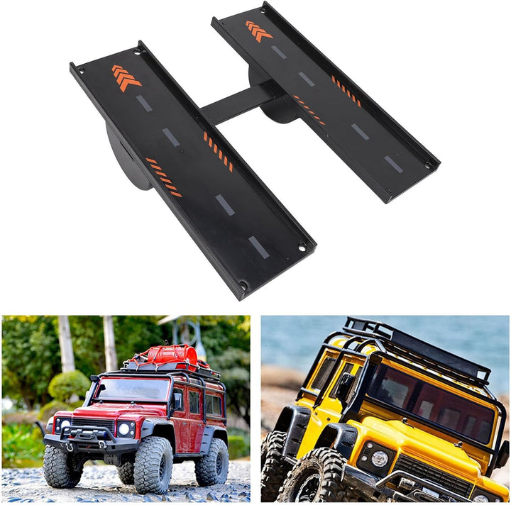RC-Sprungrampe, Startrampe für Skates, Skateboards, Fahrräder und Roller, Schwarz, Schnelles Sprunge