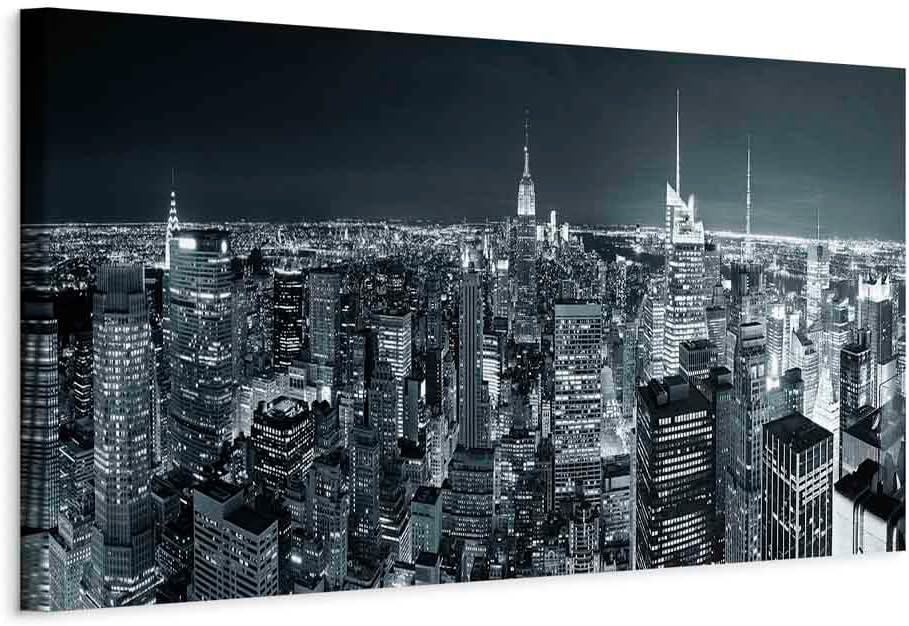 murando - Wandbilder XXL New York 135x45 cm 1 tlg - Wand Deko Vlies Leinwand Bilder Gross Wanddeko W