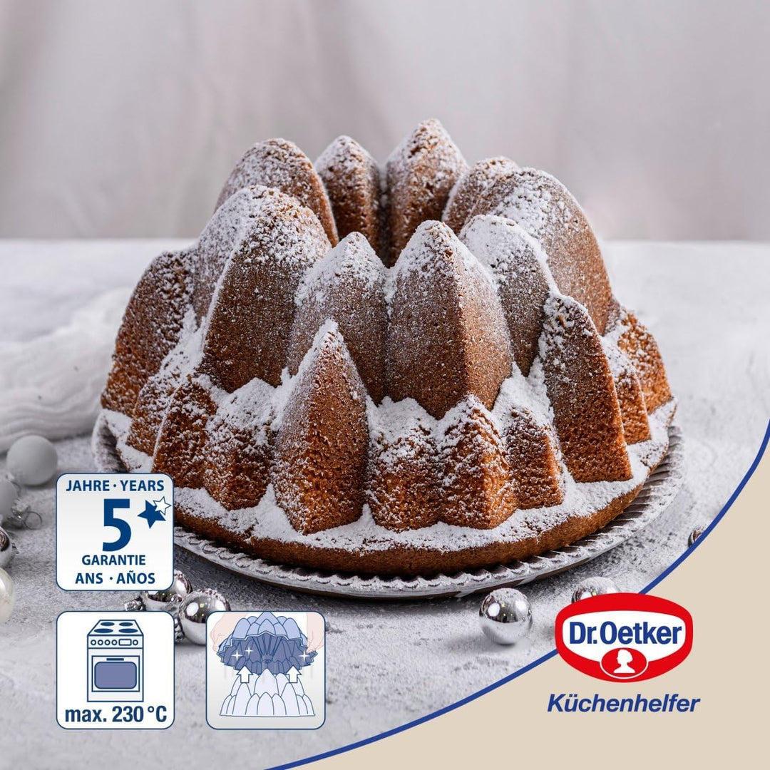 Dr. Oetker Guglhupf Creative ⌀ 24 cm – Gugelhupfform aus der Serie Back-Kunst – Backform mit Antihaf