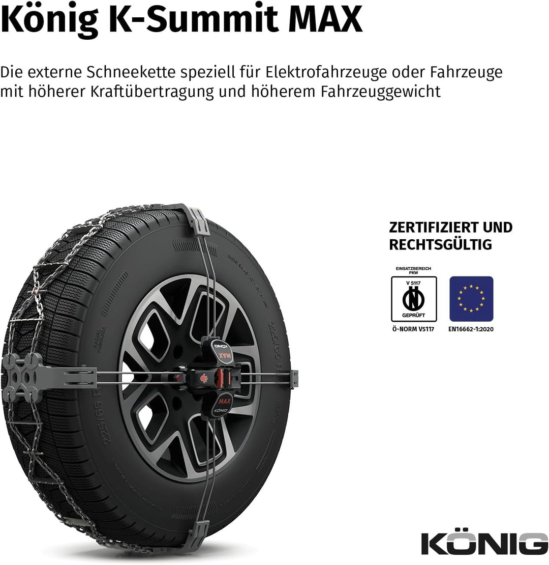 KÖNIG K-SUMMIT MAX K44 - Schneeketten, K44