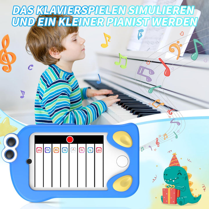 CHAKEYAKE Kinder Handy, Kinderkamera im Smartphone-Format mit 2.8” Touchscreen, Dual Kamera, Foto- V