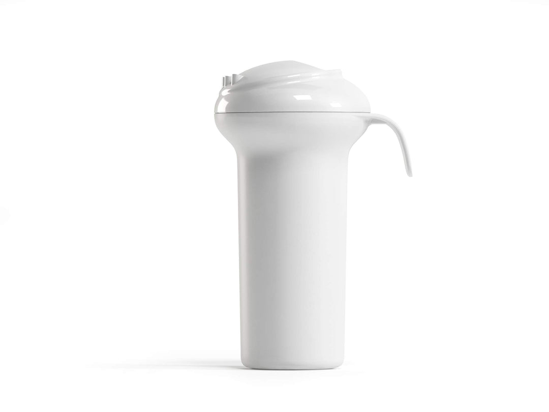 OKBABY Splash - Bade-Spülbecher - für Babys - Kapazität 50 cl - Weiss, Weiss