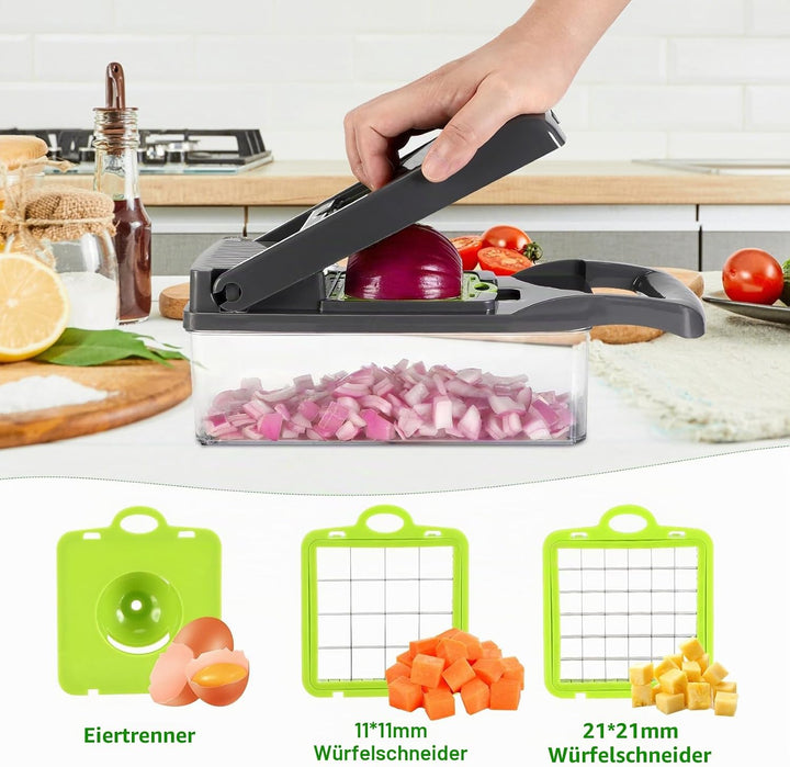 Gemüseschneider, Mandoline Gemüsehobel, 16 In 1 Mehrzweck Gemüse Schneider, Vegetable Chopper, Karto