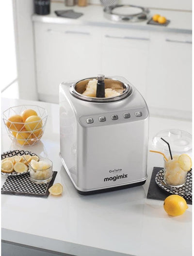 Magimix Eismaschine Gelato Expert mit 180Watt aus Edelstahl, 11680RW