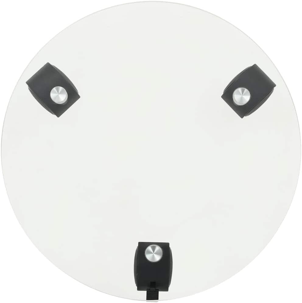 vidaXL Pflanzenst?nder mit Rollen 2 St¡§1ck Hartglas 28 cm Rund