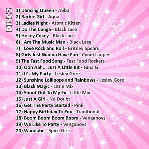 Mr Entertainer Big Karaoke Hits of Princess Party - Double CD+G (CDG) Pack. 40 Best Ever Girls Kids