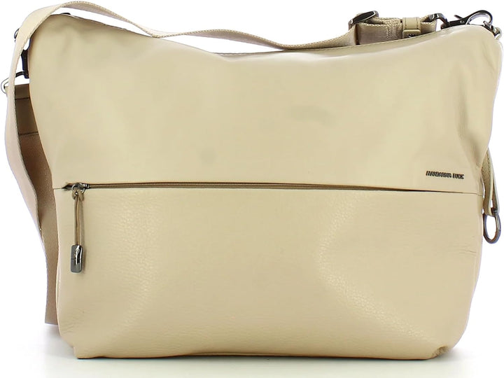 Mandarina Duck Athena Leder Umhängetasche Beige