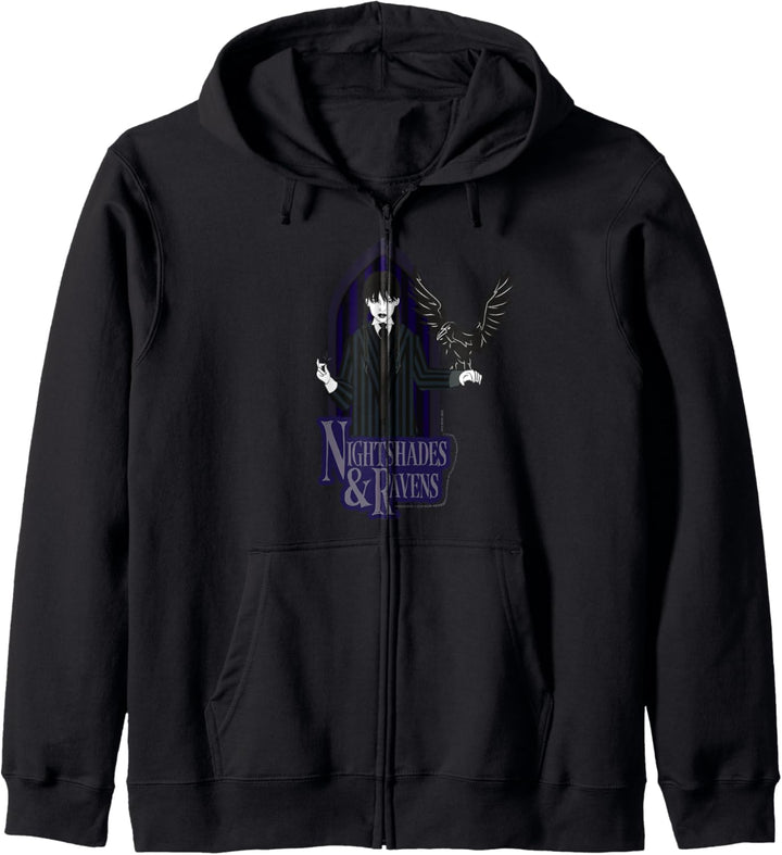 Wednesday Nightshade & Ravens Poster Kapuzenjacke