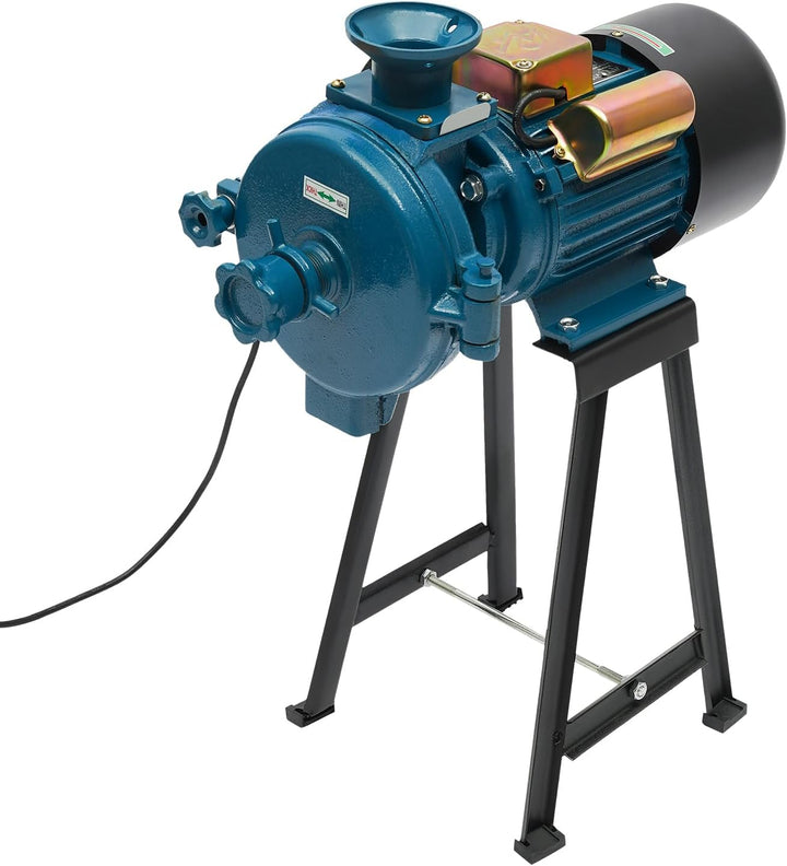 Elektrische Getreidemühle, kommerzielle Gewürzmühle, 2200 W, Gewürzmühle, 1400 U/min, mit Trichter,
