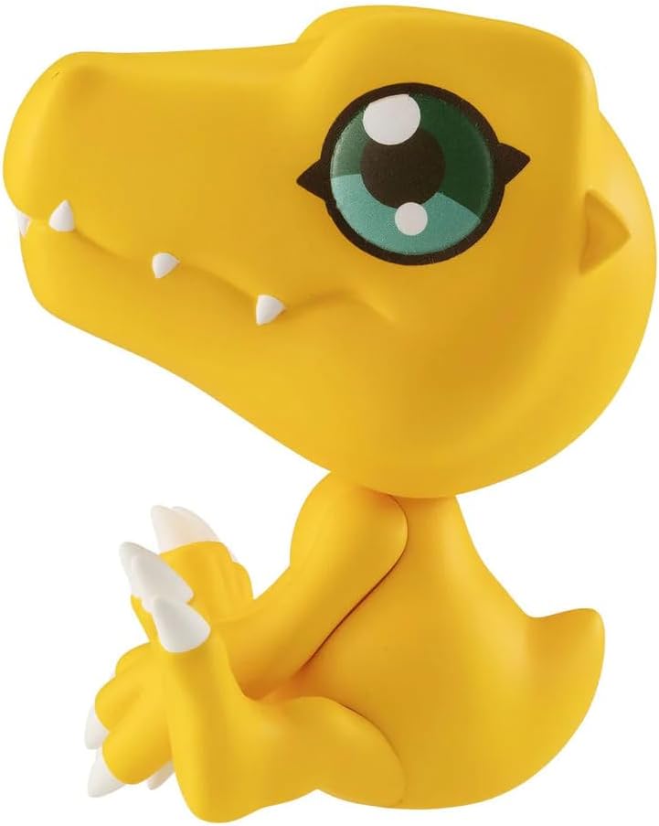 MEGAHOUSE Unisex Kinder Digimon Adventure Look Up Series Agumon PVC Figure, Bunt