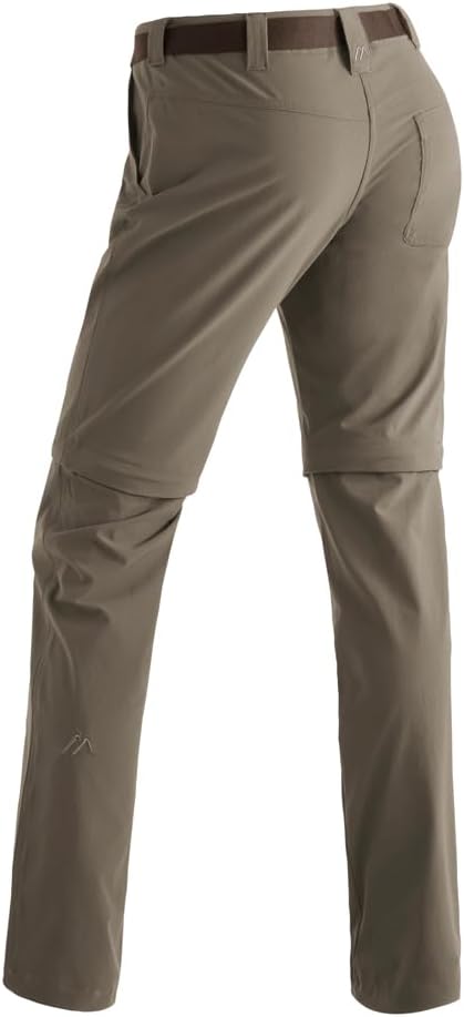 Maier Sports Inara Slim Zip, Damen Wanderhose, Wasserabweisende Hose für Trekking und Hiking, Enganl