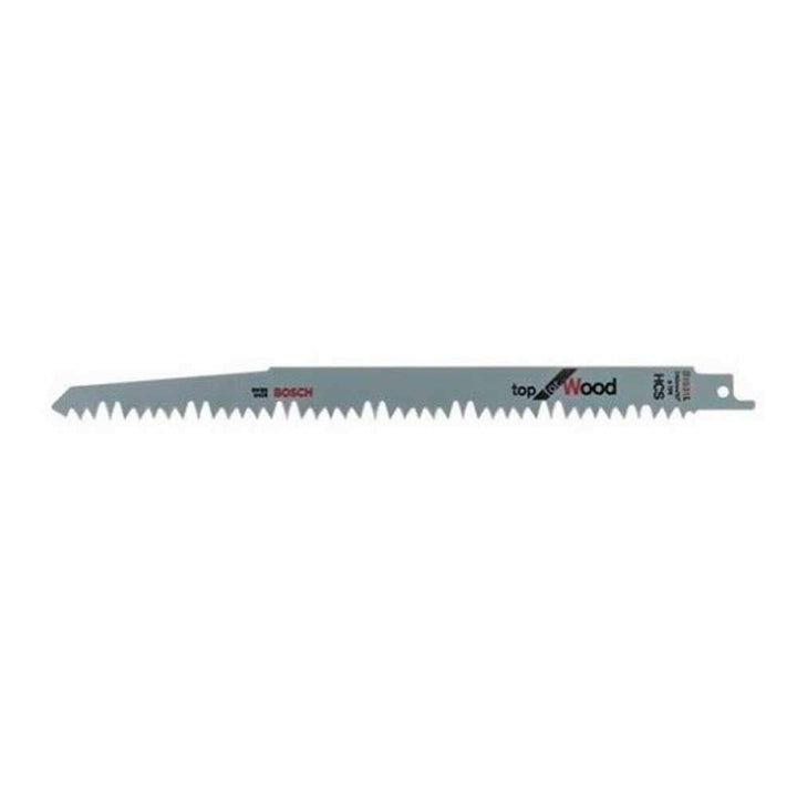 Bosch Professional 25 Stück Säbelsägeblatt S 1531 L Top for Wood (für Holz, 240 x 19 x 1,5 mm, Zubeh