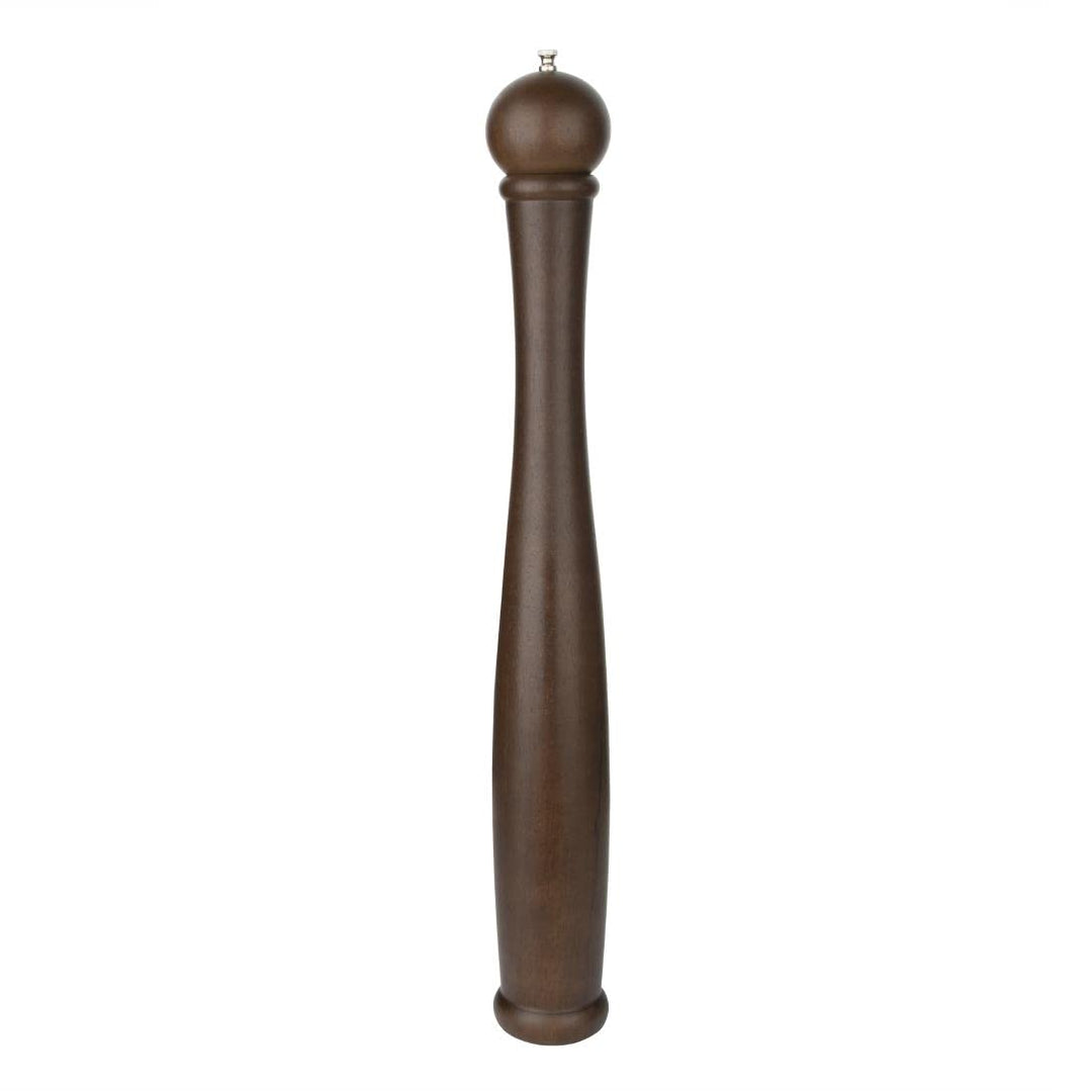 Olympia Salz- und Pfeffermühle aus Holz (einzeln), dunkles Holz, Übergrösse, Abmessungen: 61(H)cm, e