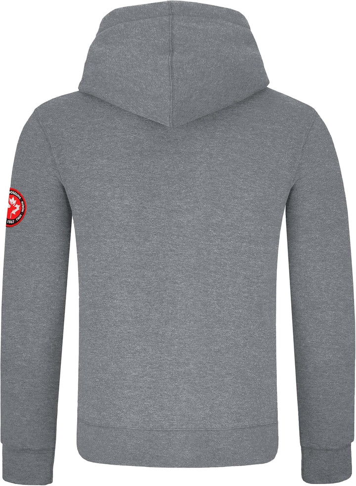 MOOSELINE Herren Sweatjacke Kapuzenjacke Trainingsjacke Hoodie mit Reissverschluss Sweat Jacke M Hel