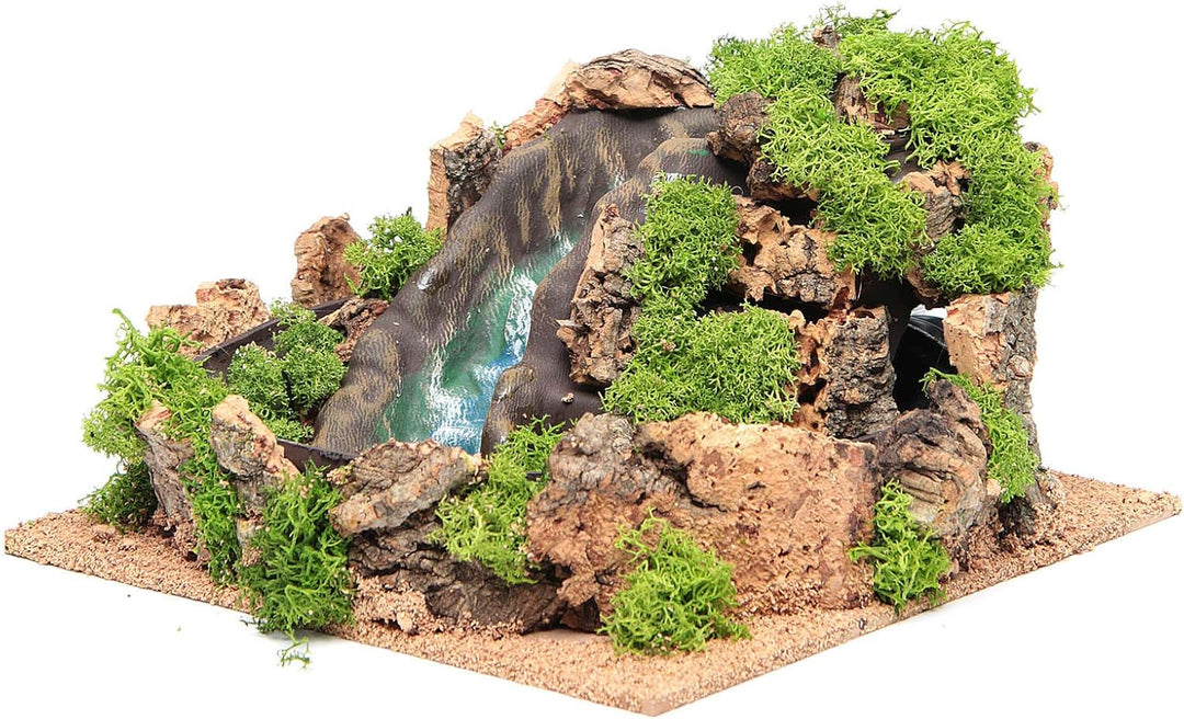 Holyart Wasserfall für Krippe 14x25x25 cm