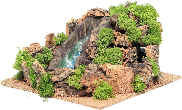 Holyart Wasserfall für Krippe 14x25x25 cm