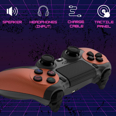 NK Wireless Controller für PS4 / PS3 / PC/Mobile - Wireless Controller mit Dualshock, 6-Achsen-Erken