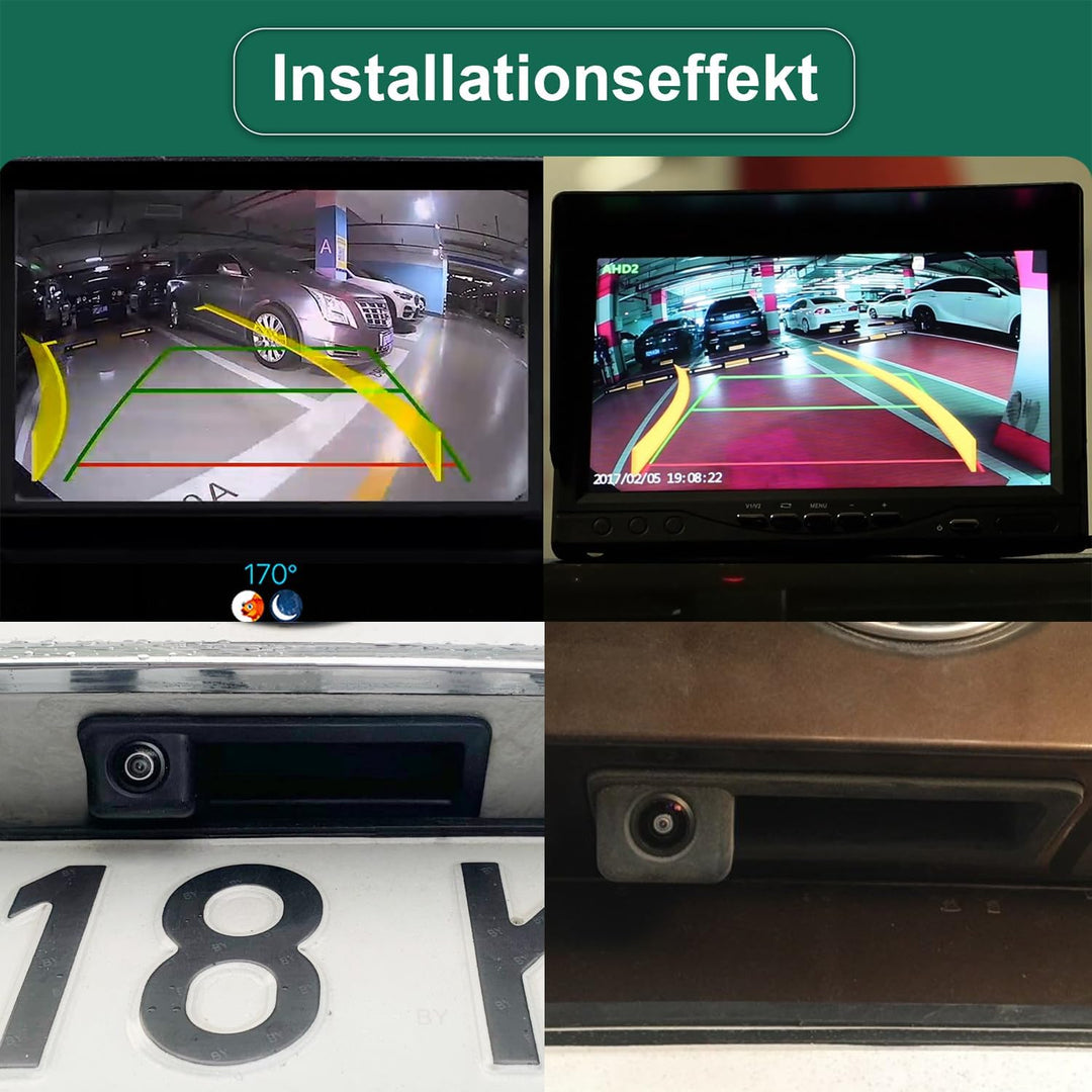 Originaldynamische Fahrspur Rückfahrkamera für BMW 3 Series 5 Series X6 E39 E60 E70 E82 E90, 160 Gra
