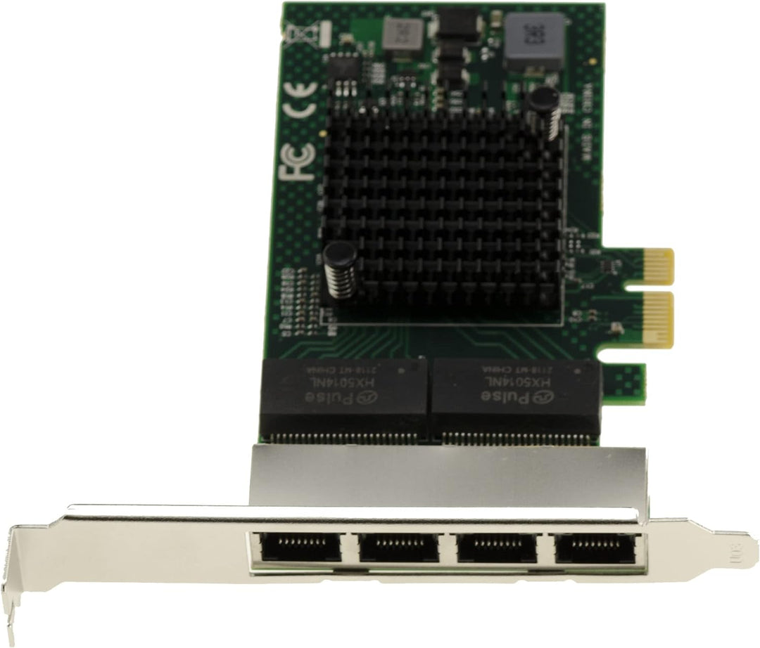 KALEA-INFORMATIQUE PCIe x1-Netzwerk-Controller-Karte 4 Ports RJ45 Quad LAN GIGABIT ethernet 10 100 1