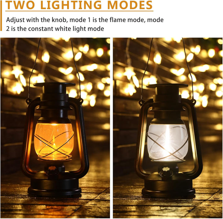 YINUO LIGHT Led Laterne,2 Stück Led Laterne Outdoor,Solar Laterne,Laterne Outdoor,Campinglampe,Garte