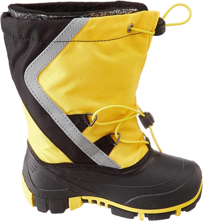 KangaROOS Unisex Kinder Kanga-Bean Iii Stiefel 28 EU Lemon Chrome Jet Black, 28 EU Lemon Chrome Jet