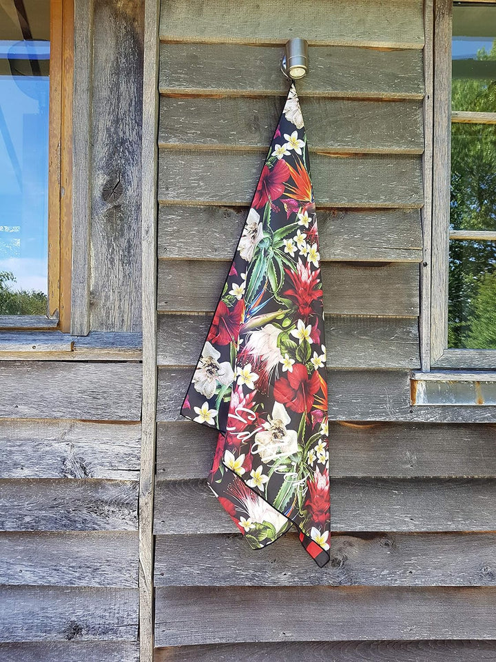 Ed Hicks Mikrofaser Strandtuch – extra gross XXL 200 x 90 cm – Bade, Urlaubs und Reisehandtücher –sa
