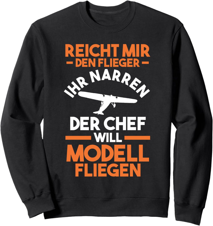 Modellfliegen Modellflieger Modellflug Sweatshirt