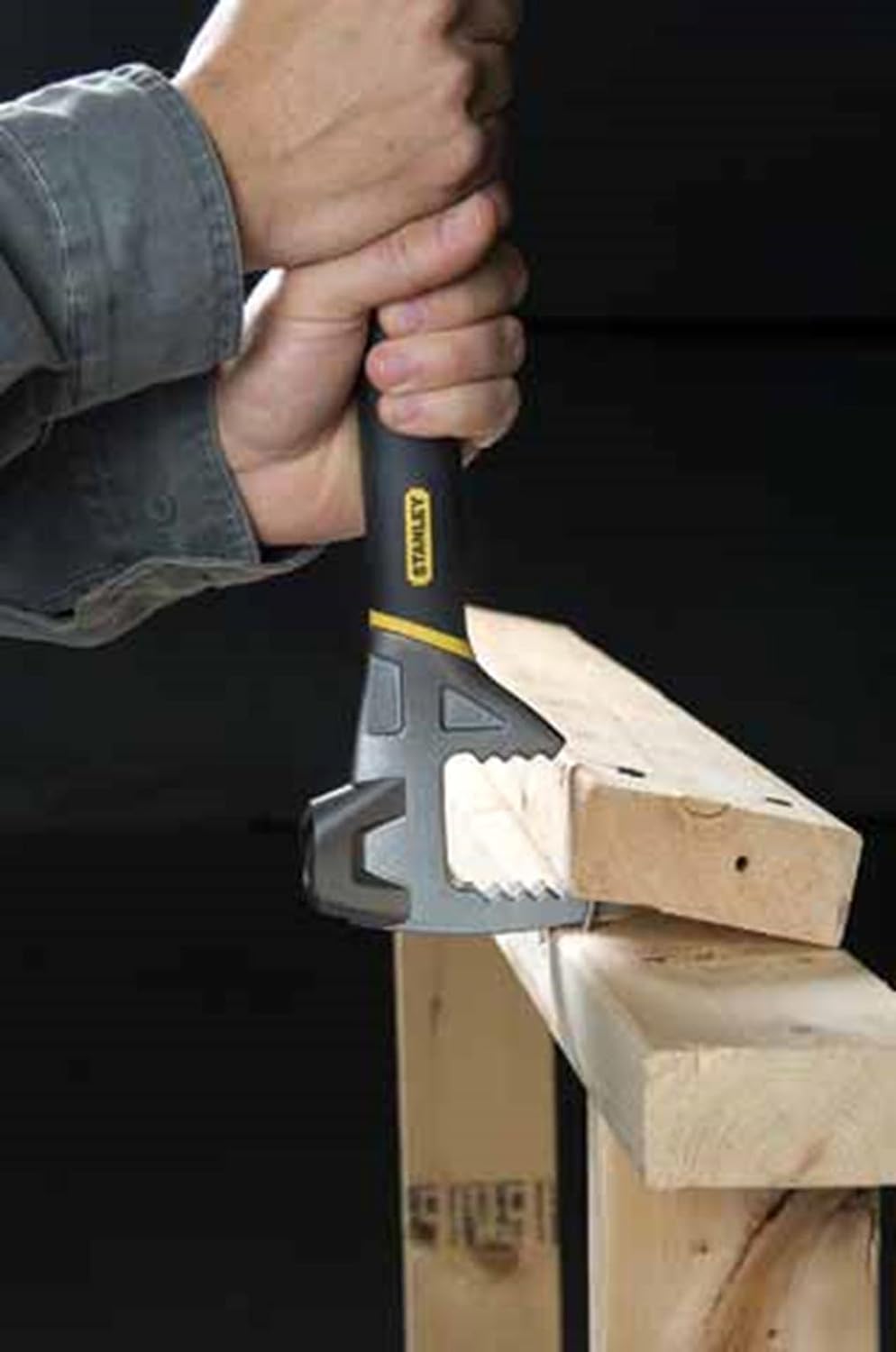 Stanley FatMax Fubar I Abbruchwerkzeug, 4-in-1 Werkzeug, Nagelschlitz, Backen für Hölzer, Stemmeisen