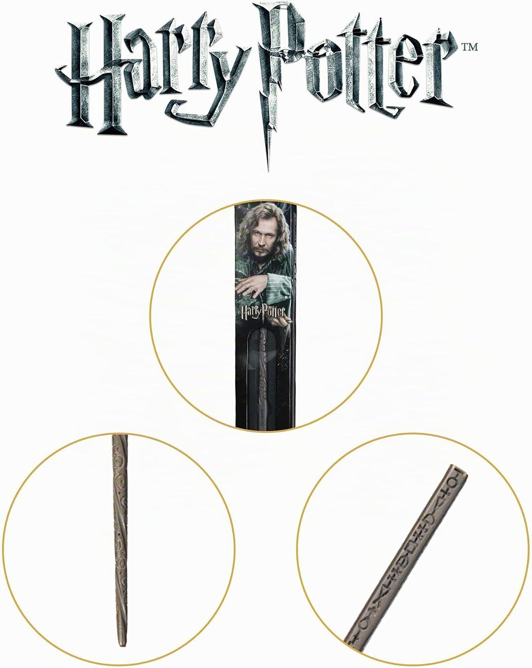 The Noble Collection Die edle Sammlung Sirius Black Wand (Window Box)