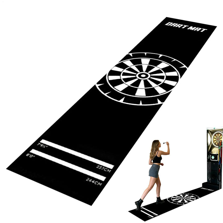 Generisch Schützende Dart-Teppichmatte Dartmatte Mit Wurfleine Bodenschutz Tragbar Mit Wurfleine Fre