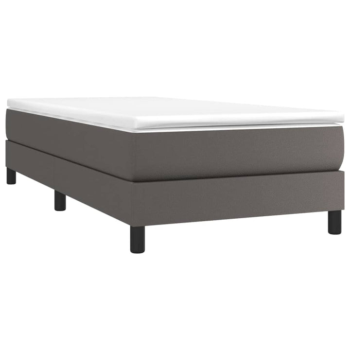 vidaXL Boxspringbett Bettgestell Einzelbett Polsterbett Bett Hotelbett Bettrahmen Lattenrost Designe